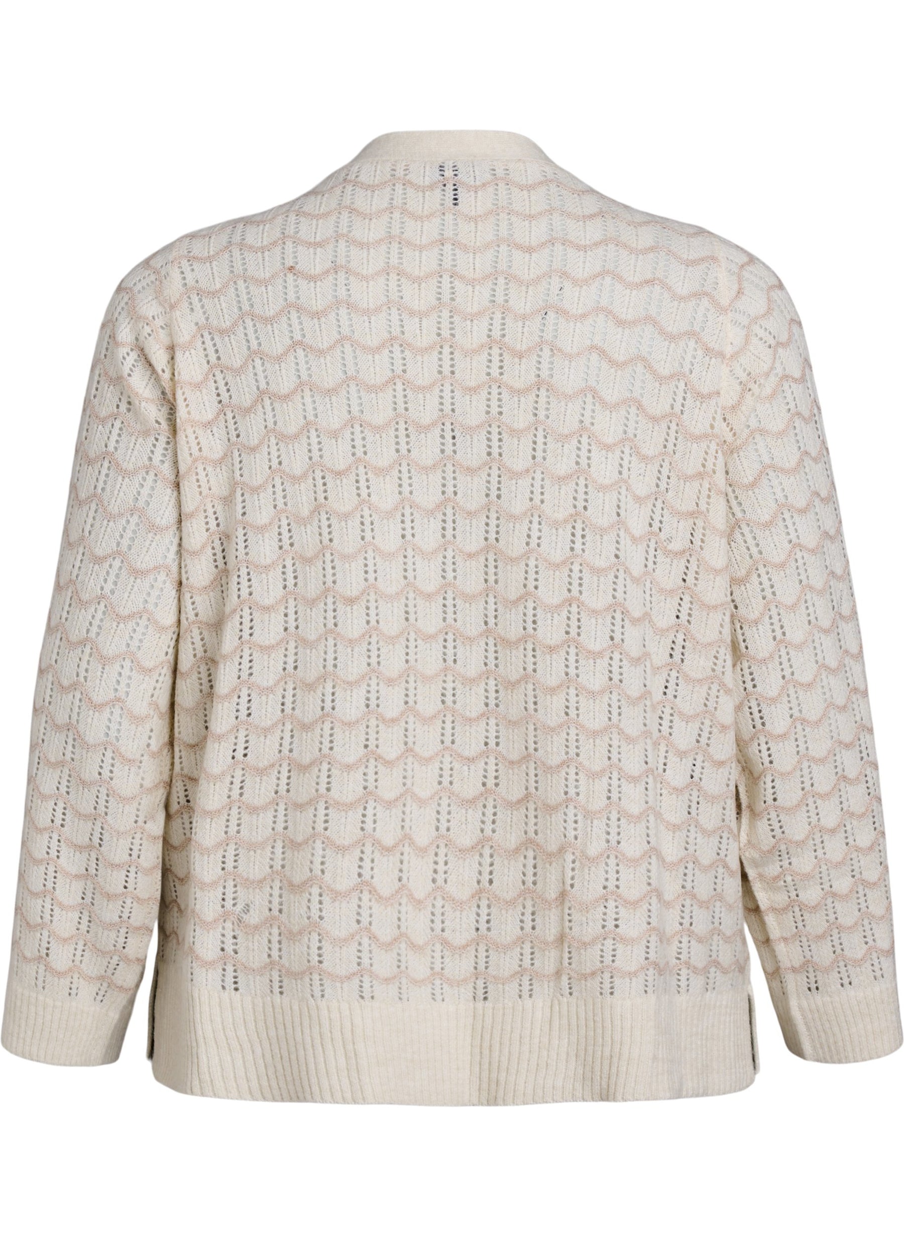 Zizzi Winnie Cardigan in Cream