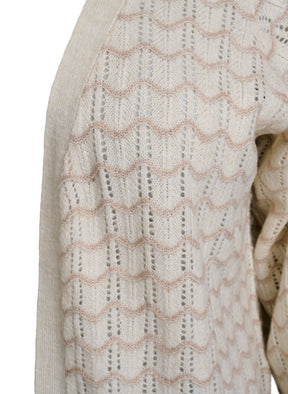 Zizzi Winnie Cardigan in Cream