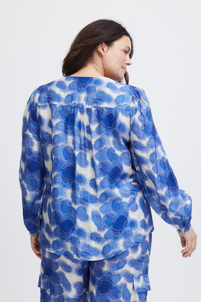 Simple Wish Ariana Blue Blouse