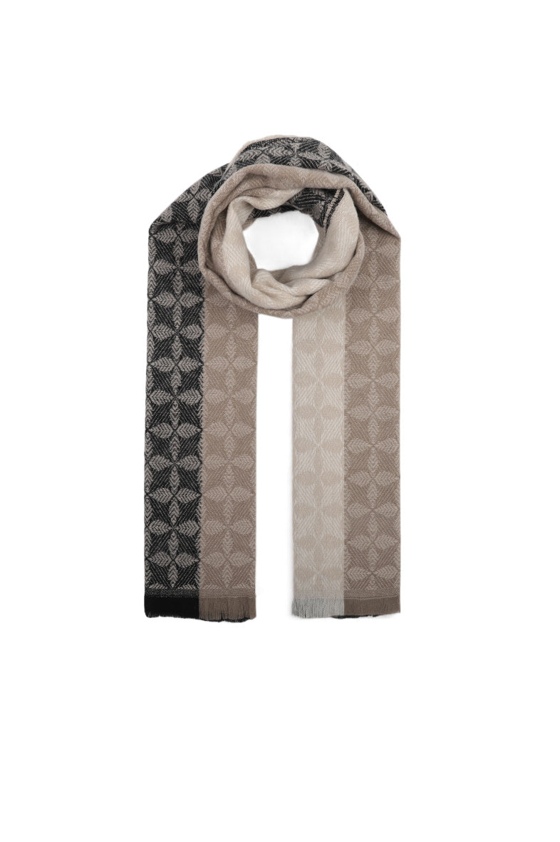 Marina Scarf in Tan/Cream