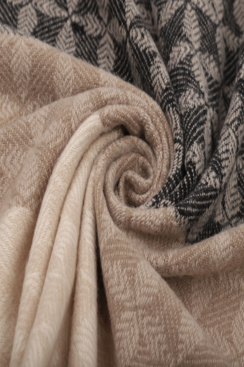 Marina Scarf in Tan/Cream