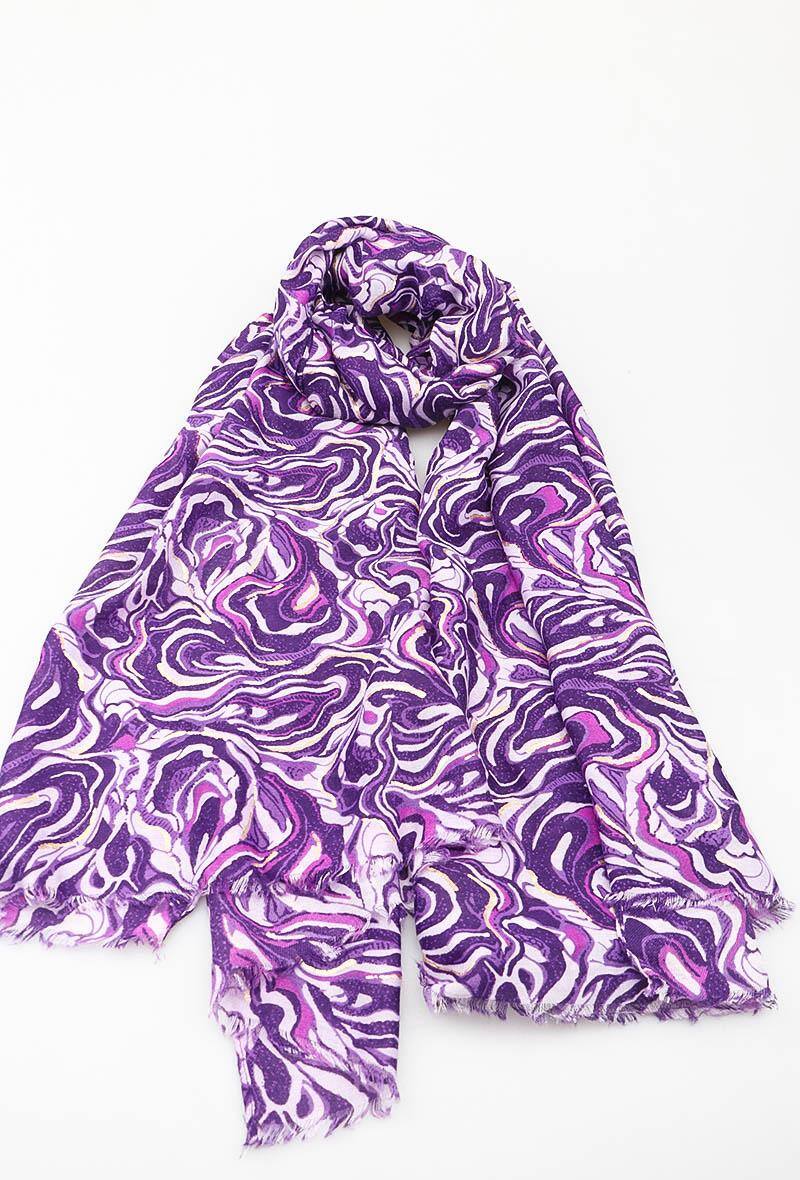 Riona Scarf in Purple