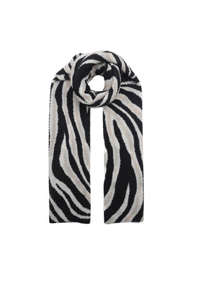 Alison Scarf in Black/Cream