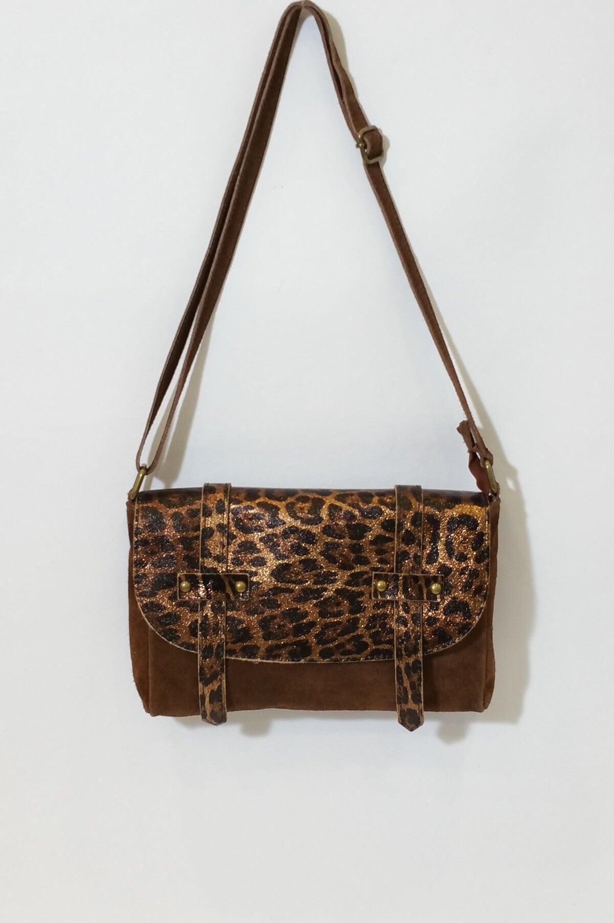 Elyse Bag in Brown Leopard