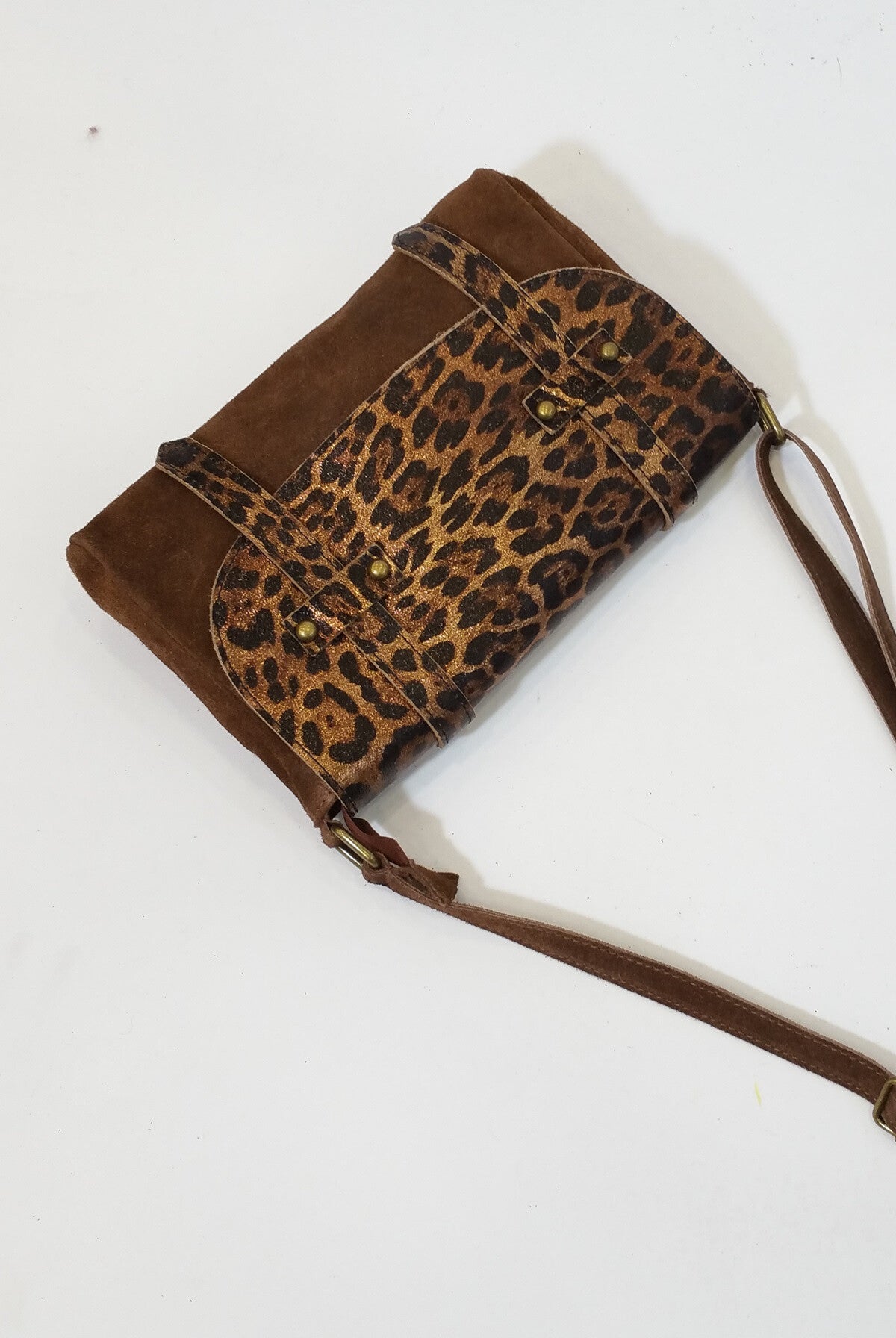 Elyse Bag in Brown Leopard