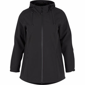 Zizzi Softshell Jacket in Black - Wardrobe Plus