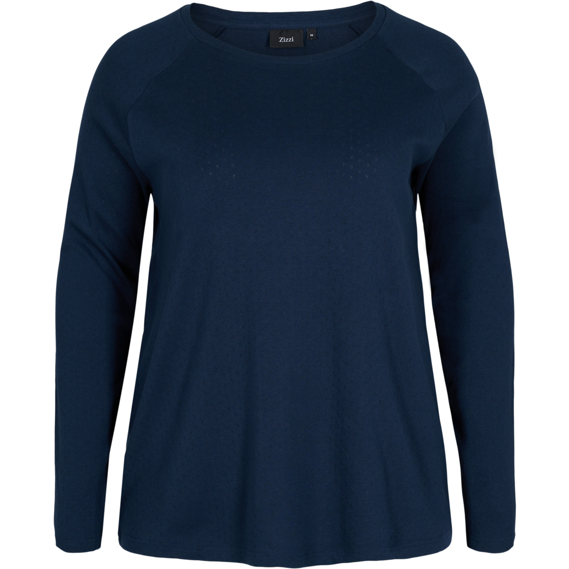Navy | Sleeve Zizzi Top size in Long Plus Clothing